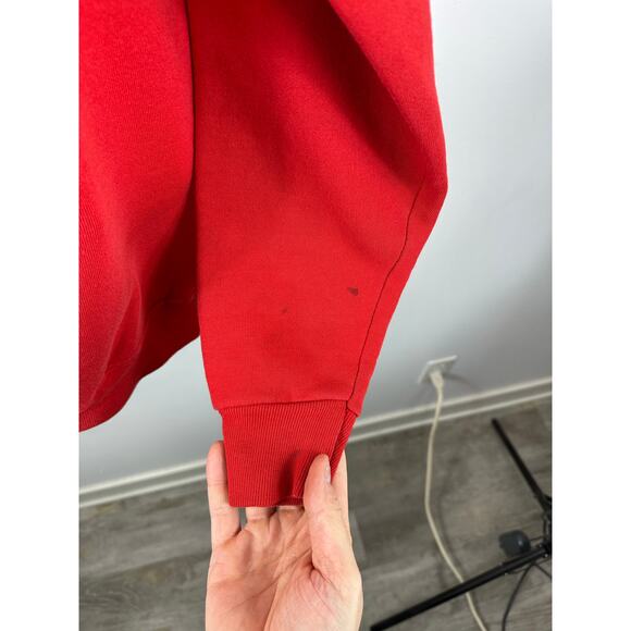 Vintage South Dakota Coyotes Crewneck Sweatshirt Red HL Miller Gold Size XL USA - Picture 10 of 11